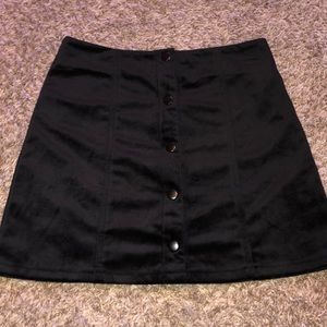 black skirt